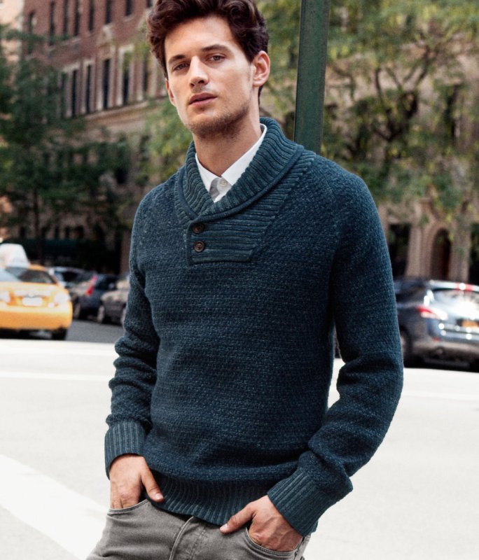 Джемпер Lyle Scott синий