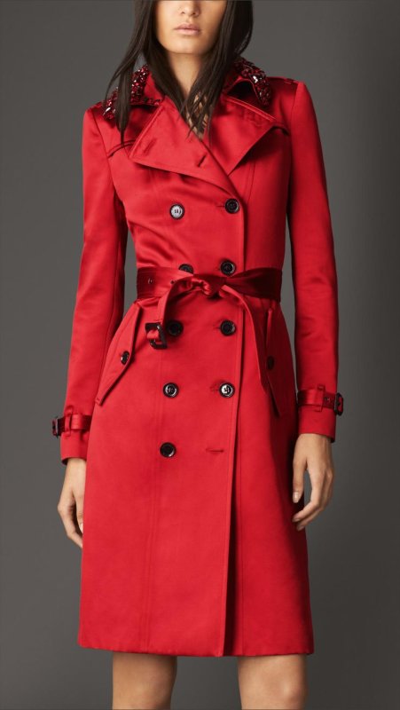Burberry Trench Red