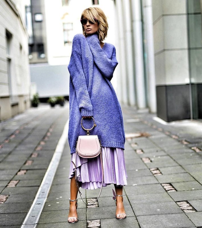 Denim Trench Coat стрит стайл