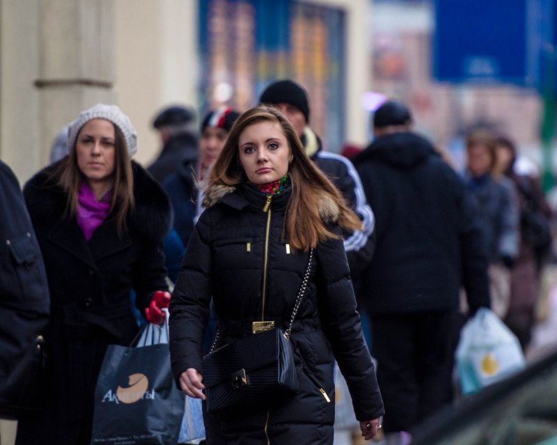 Весна в Москве улицы и люди