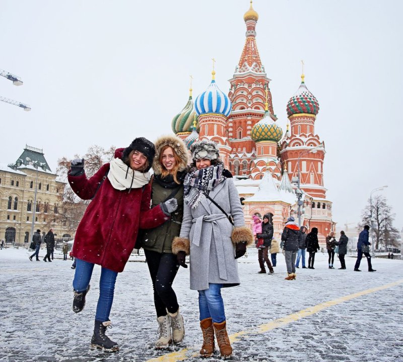 Красная площадь зима