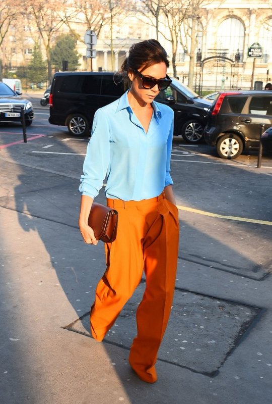 Терракотовые брюки Street Style