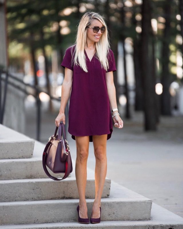 Платье Ralph Lauren Marsala