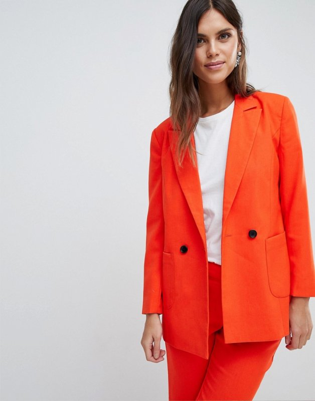 Zara оранжевый пиджак
