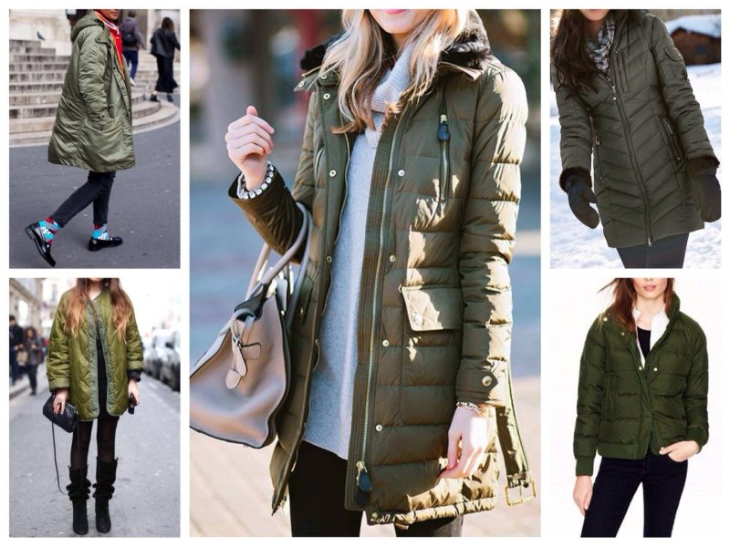 Парка женская дн1271 Army Green