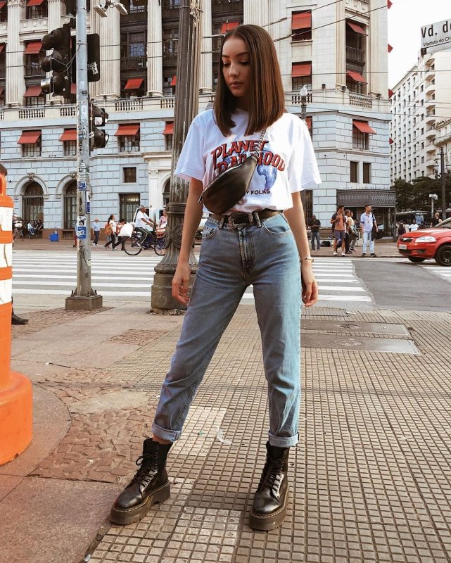 Slouchy джинсы Zara