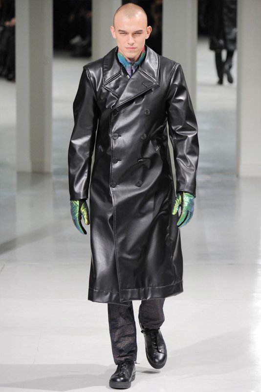 Trench Coat мужской кожаный