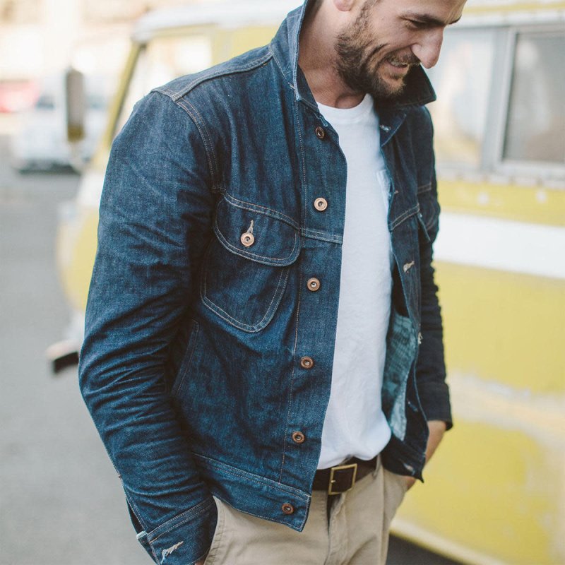 Mujskoy Style Jeans Jacket Style мужской