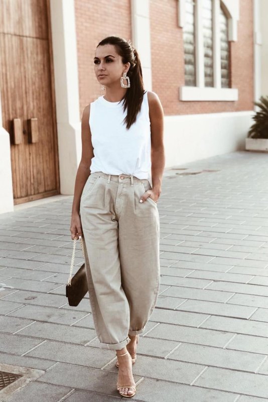 Джинсы Vintage Fit High Waist Denim