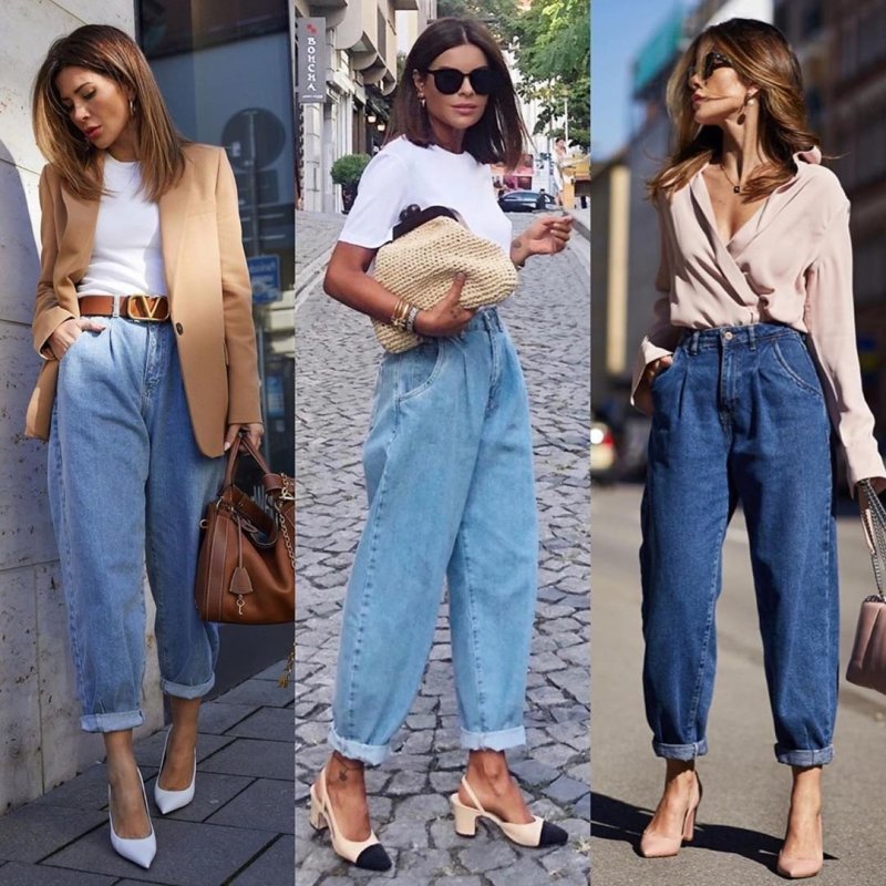 Zara белые брюки бананы