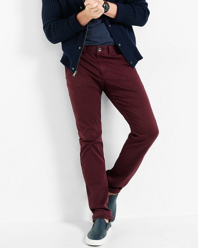 Scotch and Soda бордовые брюки