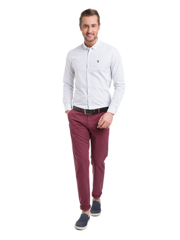 ASOS Design брюки мужские бордовые