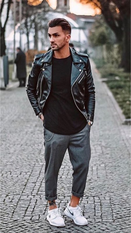 Кожаная куртка Castro men
