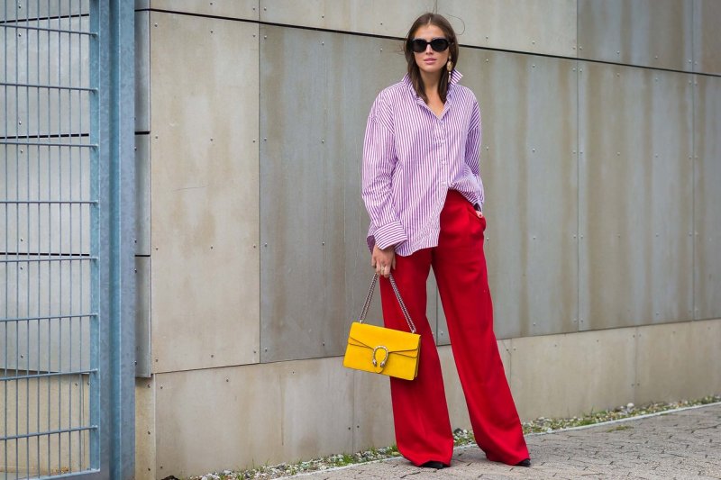 Брюки палаццо Street Style 2020