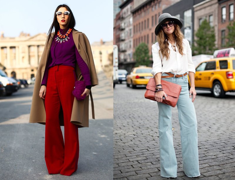 Брюки палаццо Zara бежевые