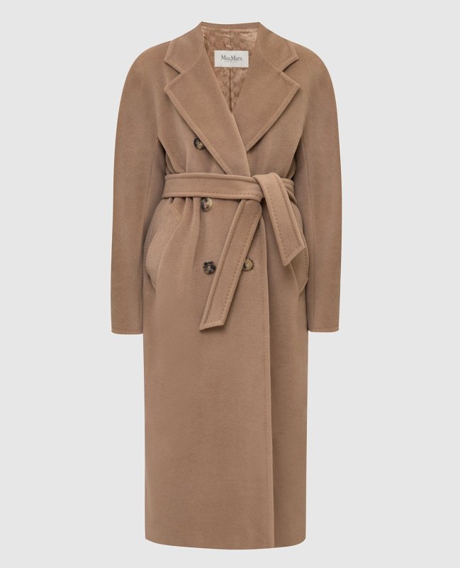 Пальто голубое кокон Max Mara