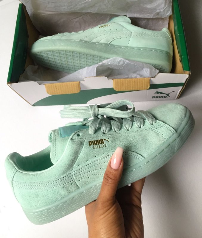 Кеды Puma мятные