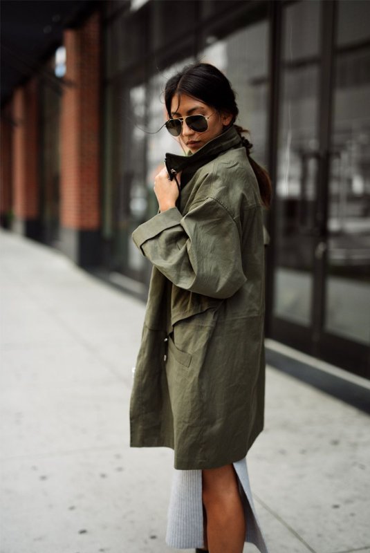 Тренч хаки Burberry