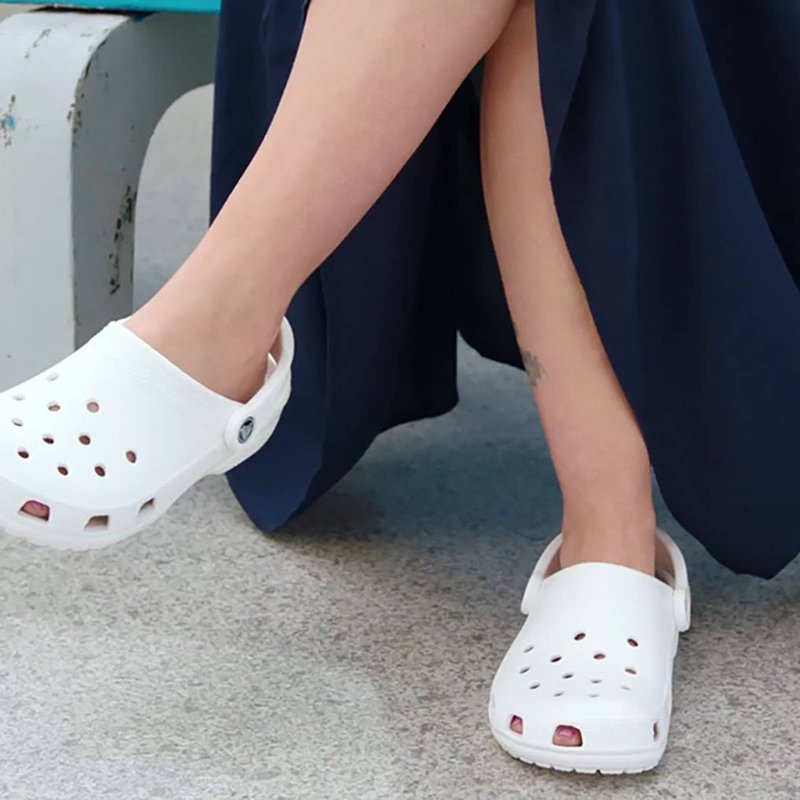 Crocs на ноге
