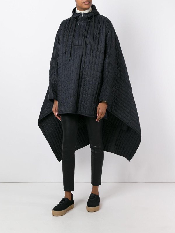 Zara стеганое пончо