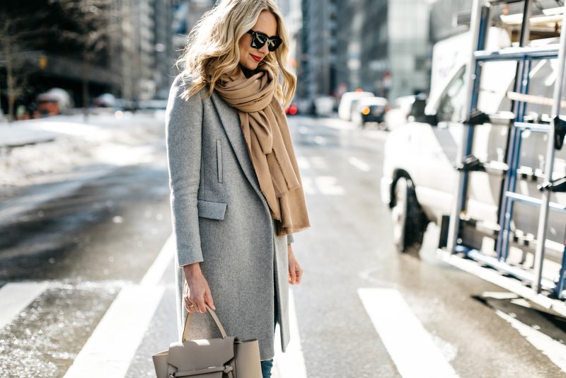 Стеганое пальто Street Style
