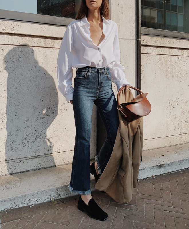 Брюки палаццо outfit