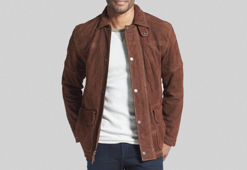 Suede Leather Jacket