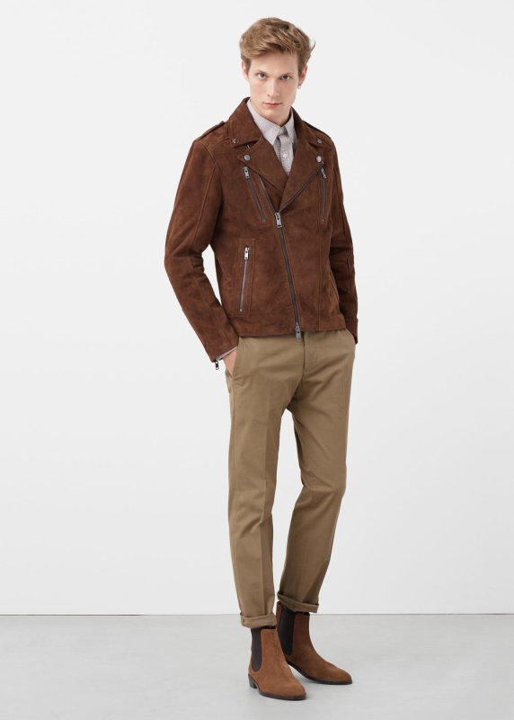 Massimo Dutti замшевая куртка мужская
