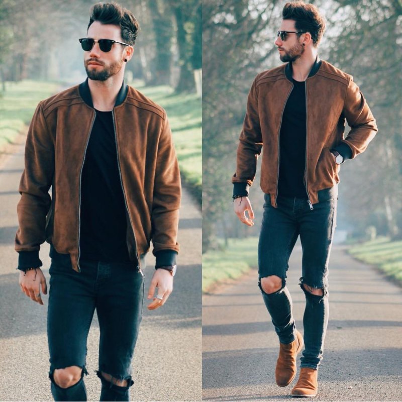 Polo Ralph Lauren Suede Bomber Jacket