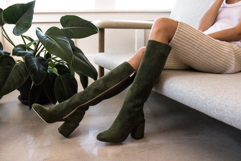 Stuart Weitzman High Street ботфорты черные