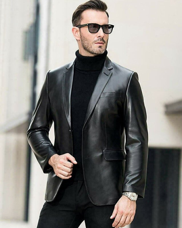 Blazer Mens Leather Jackets