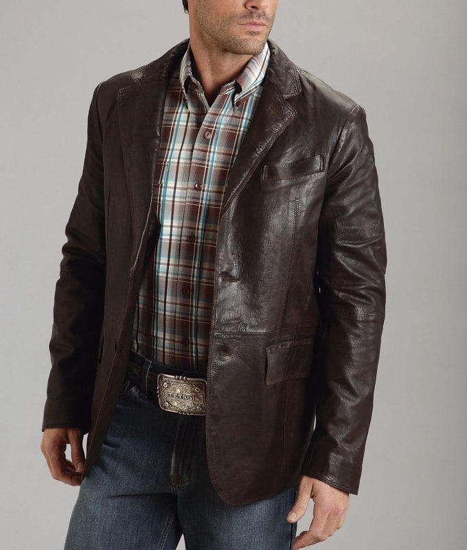 Blazer Mens Leather Jackets