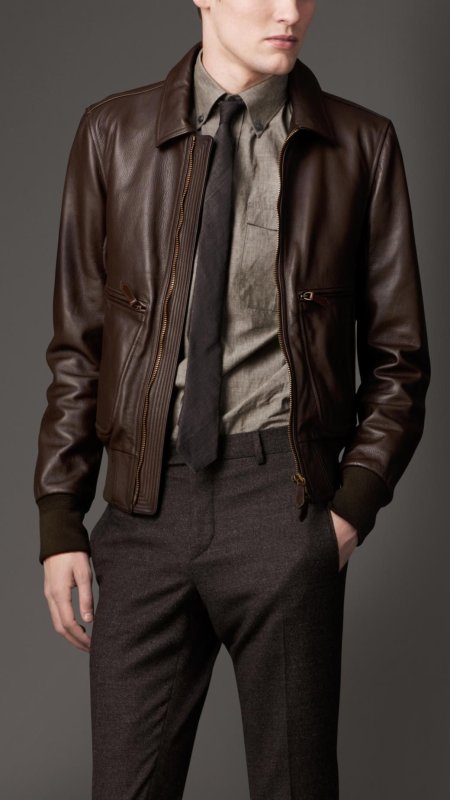 Burberry Leather Jacket