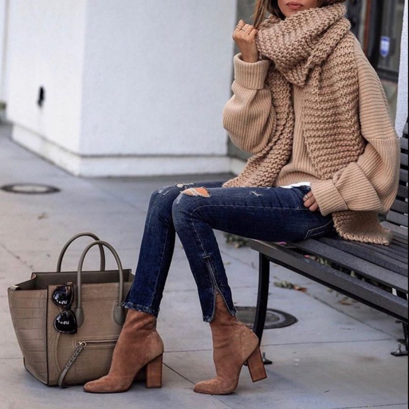 Saint Laurent Fringed Ankle Boots