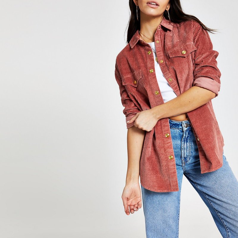 ASOS вельветовая рубашка женская