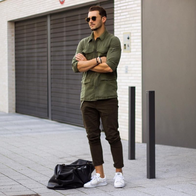 Брюки карго мужской outfit