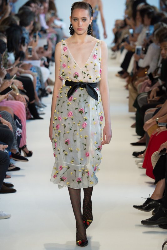 Oscar de la Renta платье с лимонами