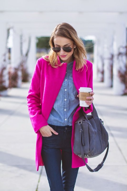 Жакет Zara фуксия