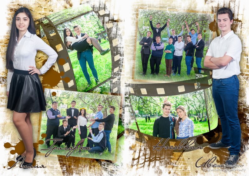 Идеи для фотоальбомов на выпускной в школе