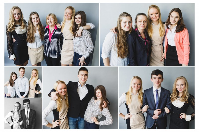 Прически для школьного фотоальбома