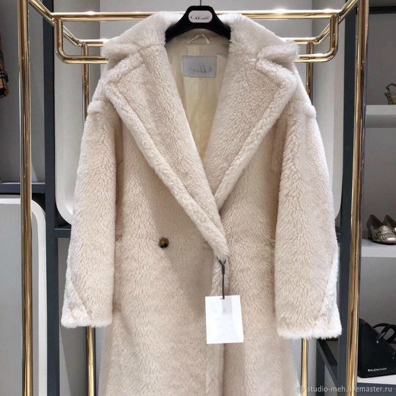 Max Mara пальто из альпаки