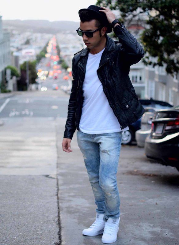 New Balance 574 outfit men