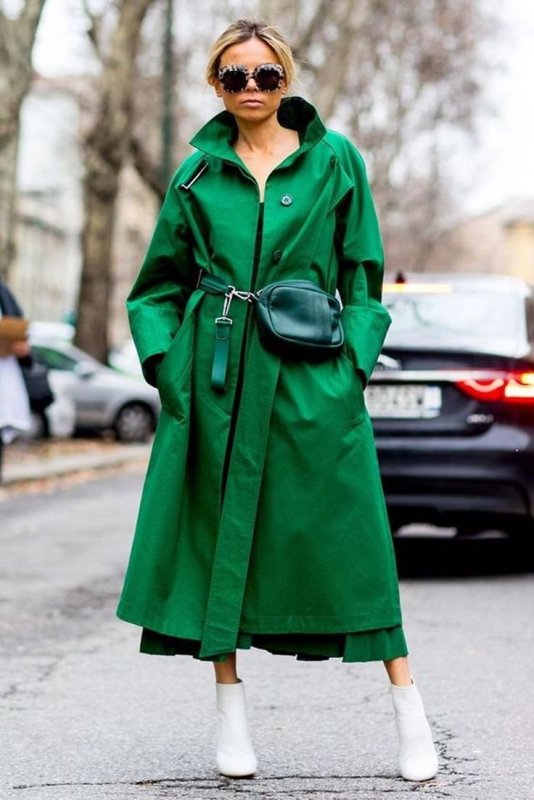 Тренч Burberry оливковый