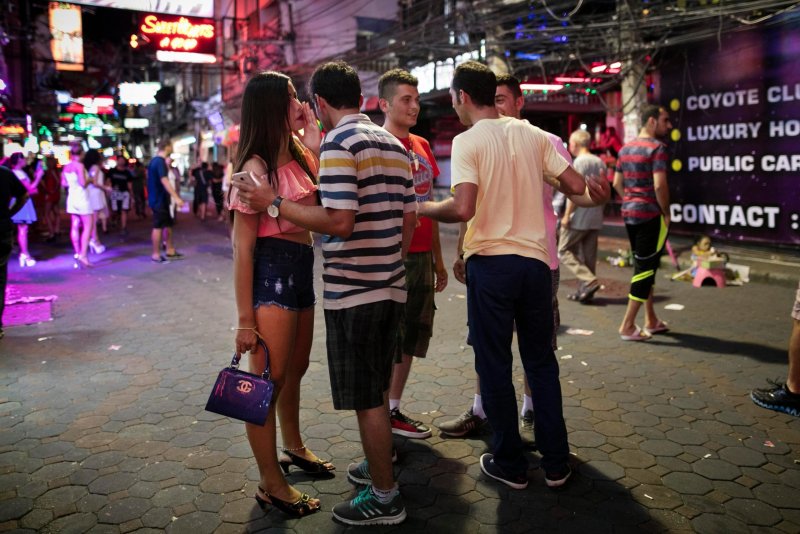 Thailand Pattaya улица красных фонарей