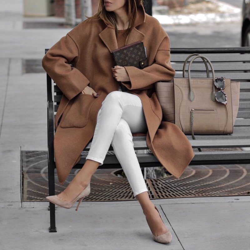 Брюки massimo Dutti женские бежевые