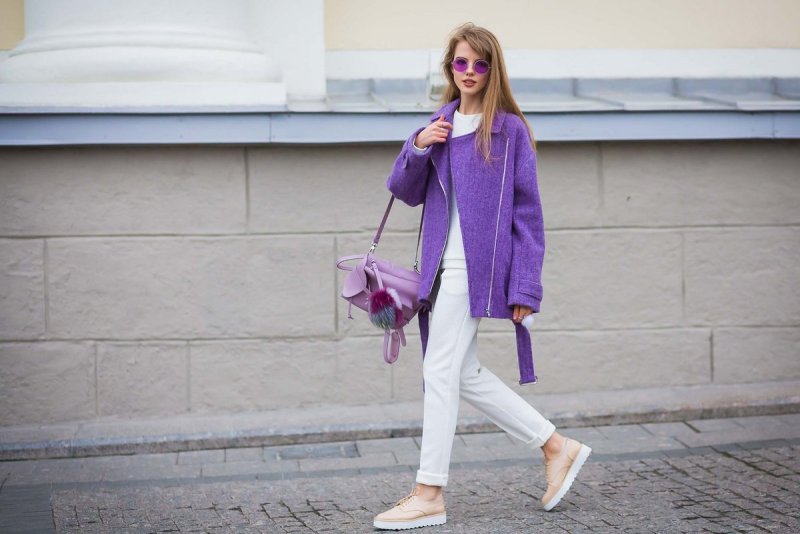 Сумка Proenza Schouler фиолетовая