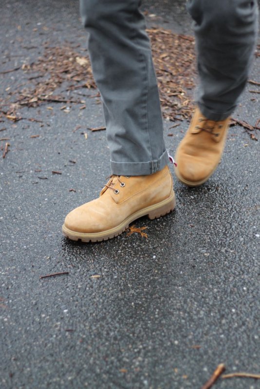 Ботинки Timberland мужские на ноге