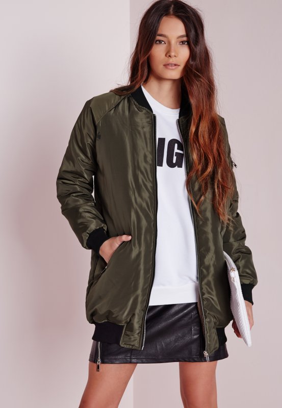 Topshop бомбер удлиненный