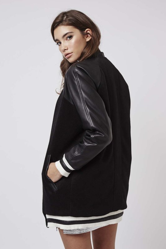Куртка Bershka удлиненный бомбер