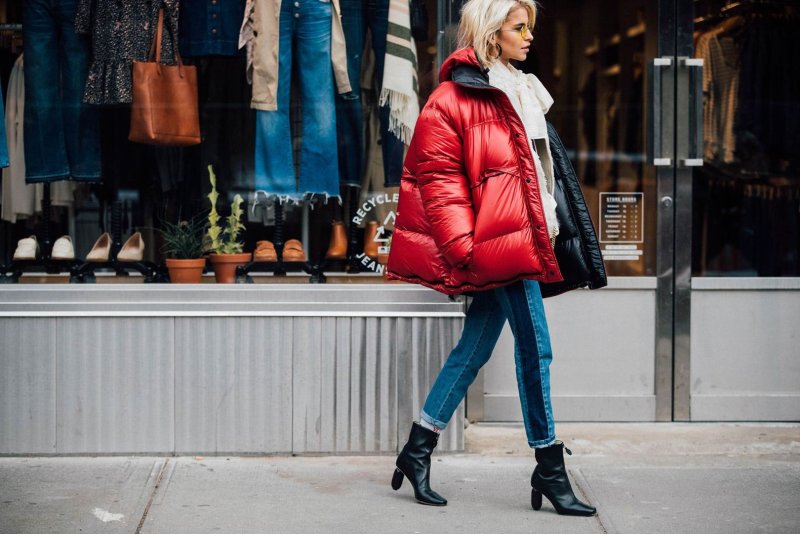 Пуховик оверсайз Street Style